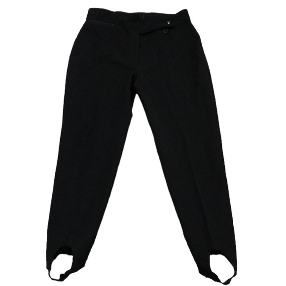 Obermeyer Wool Blend Stirrup Pants Size 12 Women’s Black